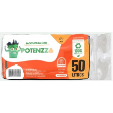 SACO PARA LIXO POTENZZA ROLO 50 L C/ 30 UN