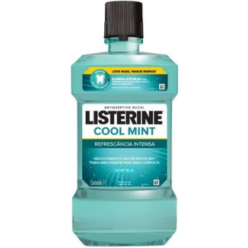 ANTISSEPTICO LISTERINE COOL MINT HORTELA 1 LT