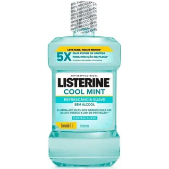 ANTISSEPTICO LISTERINE COOL MINT SUAVE 1 LT