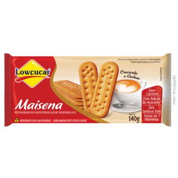 BISCOITO LOWÇUCAR MAISENA ZERO 140GR