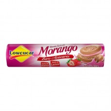 BISCOITO LOWÇUCAR RECHEADO MORANGO ZERO 120GR