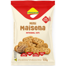 BISCOITO LOWCUCAR DIET MINI MAIZENA INTEGRAL 100G