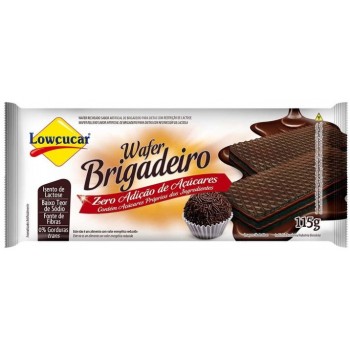 BISCOITO LOWÇUCAR WAFER BRIGADEIRO ZERO 115GR