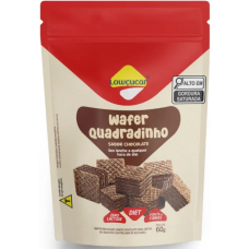 BISCOITO LOWÇUCAR WAFER QUADRADINHO CHOCO DIET 60G