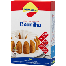MISTURA PARA BOLO LOWÇUCAR BAUNILHA DIET 150G