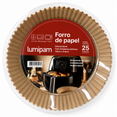FORRO DE PAPEL DESCARTÁVEL REDONDO LUMIPAM C/25 FORRO DE PAPEL DESCARTÁVEL REDONDO LUMIPAM C/25