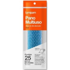 PANO MULTIUSO LUMIPAM AZUL ROLO C/ 25 UN