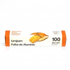 PAPEL ALUMINIO LUMIPAM ROLO 100 M X 30 CM 
