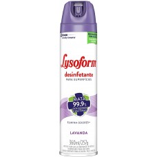 DESINFETANTE LYSOFORM AEROSOL LAVANDA 360ML