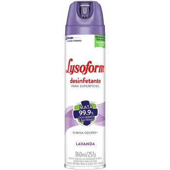 DESINFETANTE LYSOFORM AEROSOL LAVANDA 360ML