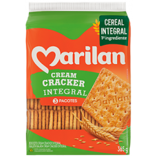 BISCOITO MARILAN CREAM CRACKER INTEGRAL 365 GR