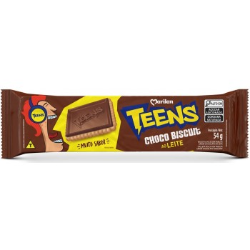 BISCOITO MARILAN TEENS CHOCO BISCUIT AO LEITE 54G