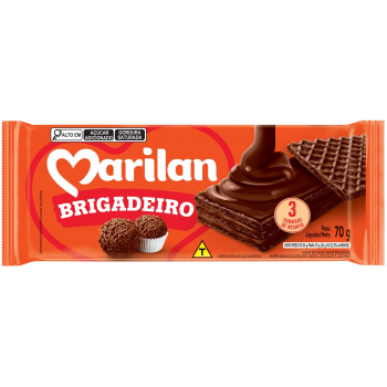 BISCOITO MARILAN WAFER BRIGADEIRO 70G