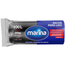 SACO PARA LIXO MARINA ROLO 100L C/20UNID.