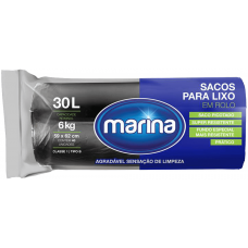 SACO PARA LIXO MARINA ROLO 30L