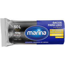 SACO PARA LIXO MARINA ROLO 50 LT