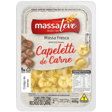 CAPELETTI MASSA LEVE CARNE 400G