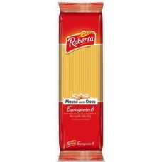 MACARRAO ROBERTA ESPAGUETE OVOS N8 500GR