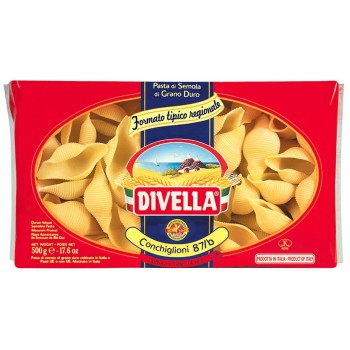 MACARRÃO DIVELLA ITALIANO CONCHIGLIONI 500 GR