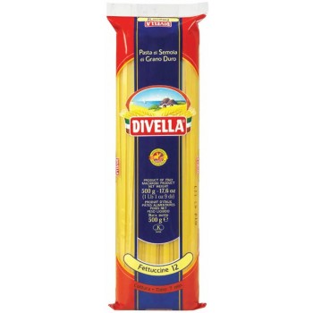 MACARRÃO DIVELLA ITALIANO FETTUCCINE 12 500 GR