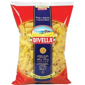 MACARRÃO DIVELLA ITALIANO RIGATONI 500 GR