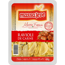 RAVIOLI MASSA LEVE CARNE 400G RAVIOLI MASSA LEVE CARNE 400G