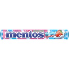 BALA MENTOS YOGURT MORANGO 37,5G C/14 UN