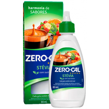 ADOÇANTE ZEROCAL STÉVIA 80ML