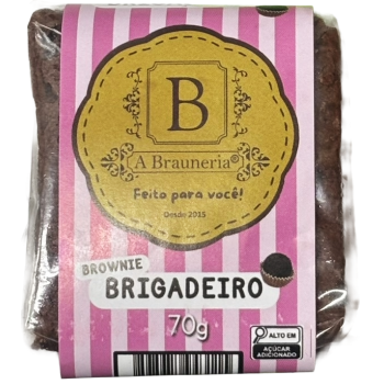 BROWNIE BRAUNERIA BRIGADEIRO 70G