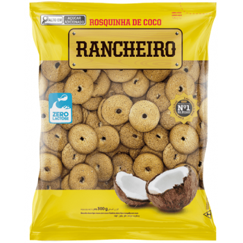 ROSQUINHA RANCHEIRO COCO 300G