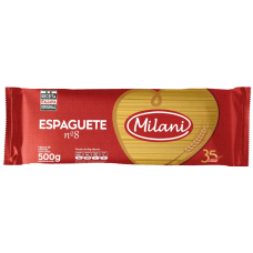 MACARRAO MILANI ESPAGUETE N 8 500G