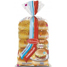 PÃO DE HAMBURGUER MILANI 600G