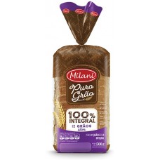 PÃO INTEGRAL PURO GRÃO 12 GRÃOS MILANI 450G