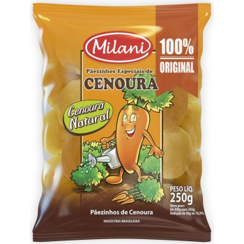 PÃO DE CENOURA MILANI 250G