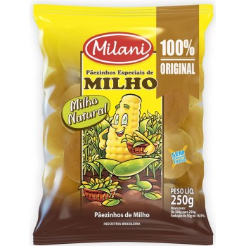 PÃO DE MILHO MILANI 250G