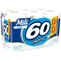 PAPEL HIGIENICO MILI BIANCO LV12PG11 60M