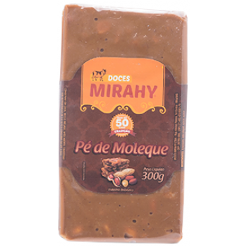 PÉ DE MOLEQUE MIRAHY BARRA 300G