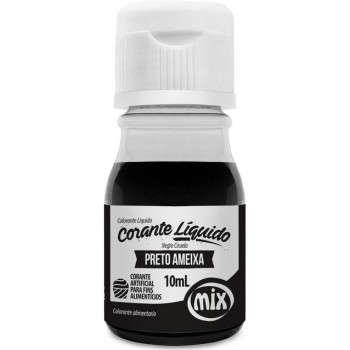 CORANTE LIQUIDO MIX PRETO AMEIXA 10ML