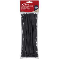 ABRACADEIRA DE NYLON MOLDULAR 3.6X200MM C/100