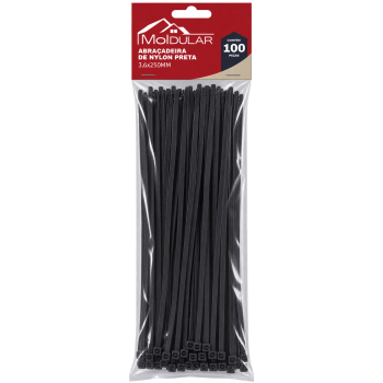 ABRACADEIRA DE NYLON MOLDULAR 3.6X200MM C/100