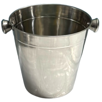 BALDE PARA GELO INOX MOLDULAR 14 CM