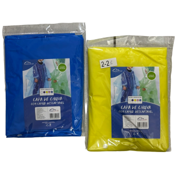 CAPA DE CHUVA INFANTIL PVC MOLDULAR TAM.UNICO