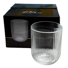 CONJUNTO DE COPOS CANELATTO MOLDULAR 280ML C/4PCS CONJUNTO DE COPOS CANELATTO MOLDULAR 280ML C/4PCS