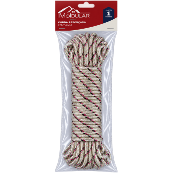 CORDA REFORCADA 20 MTS X 4 MM MOLDULAR