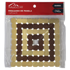 DESCANSO DE PANELA BAMBU 14 X 14 CM MOLDULAR