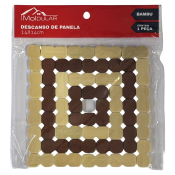 DESCANSO DE PANELA BAMBU 14 X 14 CM MOLDULAR