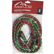 ELASTICO EXTENSOR MOLDULAR 1.5  X 10 MTS C/ 2 UN