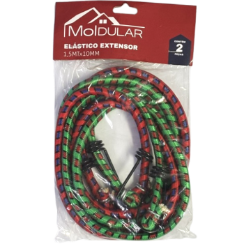 ELASTICO EXTENSOR MOLDULAR 1.5  X 10 MTS C/ 2 UN