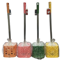 ESCOVA SANITARIA CABO INOX C/SUPORTE 50 CM