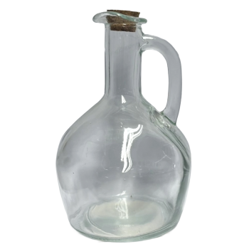 GALHETEIRO DE VIDRO C/TAMPA ROLHA MOLDULAR 300ML